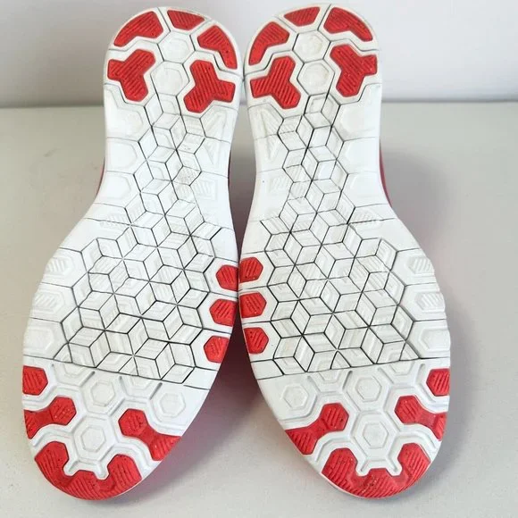 Nike Free TR Flyknit Womens Shoes Sneakers Size US 9 Orange Red Runners Jogging - Picture 12 of 16